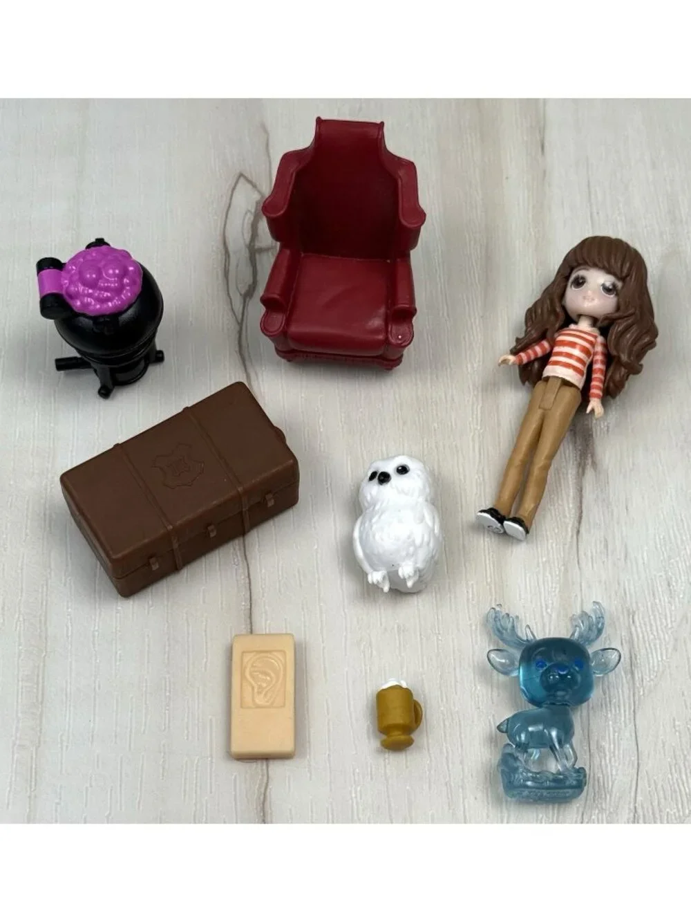 8pc Replacement Lot HARRY POTTER Wizarding World Magical Minis Hogwarts Castle